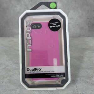 T7. Incipio DualPro Hard Shell Case with Silicone Core Apple iPhone 5s/SE - Pink